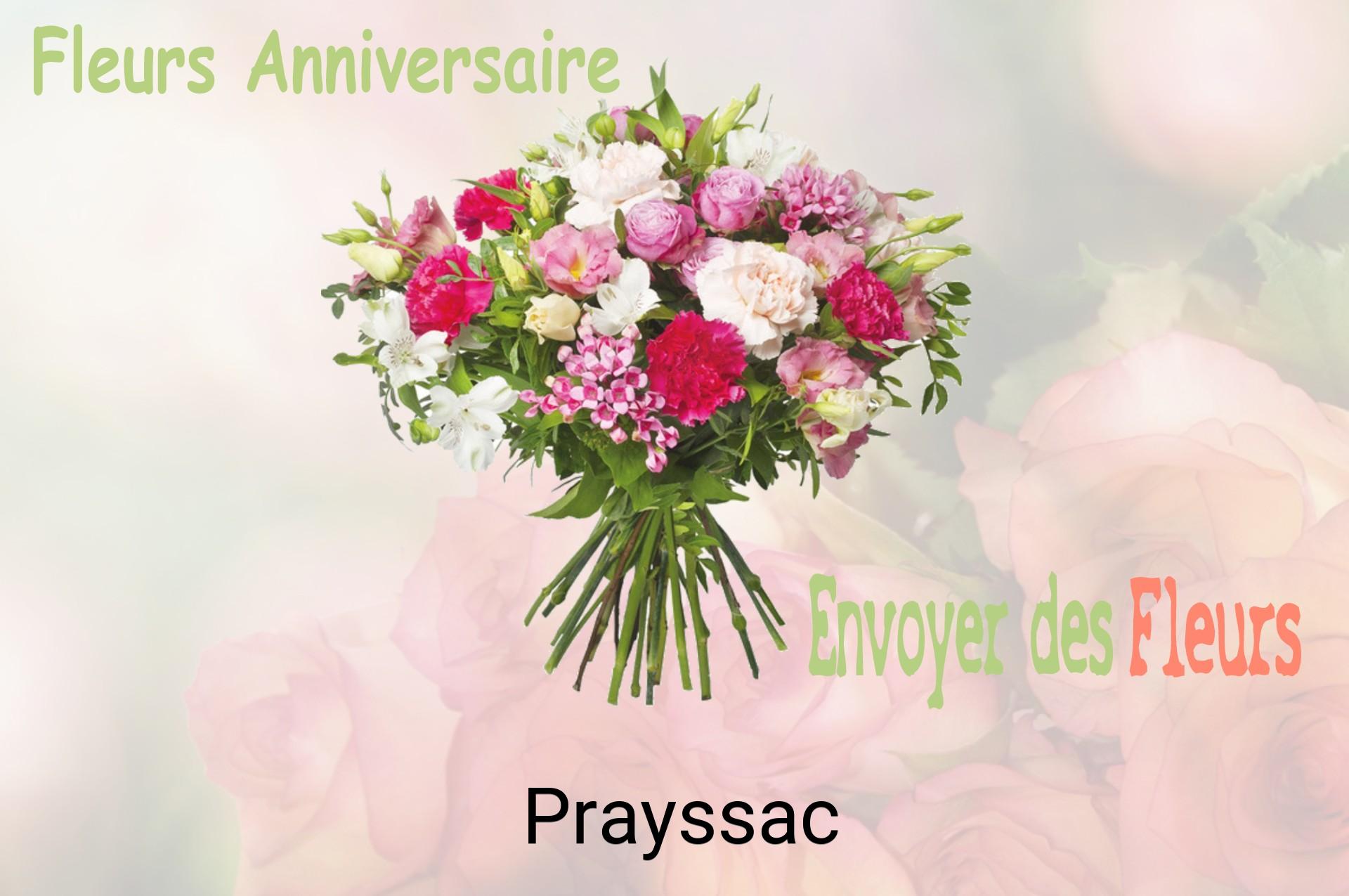 Bouquet de fleurs d’anniversaire livré à Prayssac